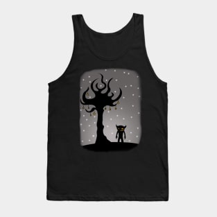 Black Little Creature Tank Top